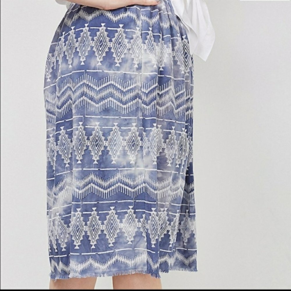 6TH & LANE Skirt - Boho With Frayed Bottom SZ.26W/